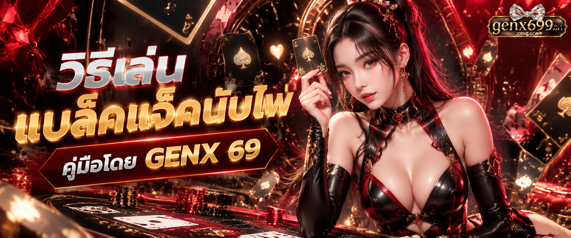 คู่มือการเรียนรู้ วิธีเล่นแบล็คแจ็คนับไพ่ ฉบับเข้าใจง่ายกับ GENX 69